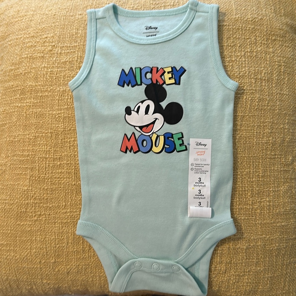 Mickey Mouse onesie size 3 months NWT